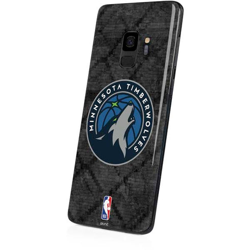 NBA Minnesota Timberwolves Dark Rust Galaxy S9 Skin